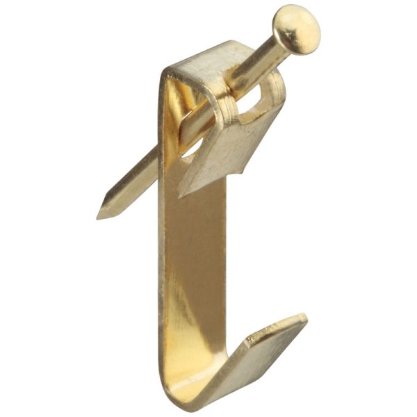 National Hardware Brass-Plated Picture Hanger 30 lb 8 pk