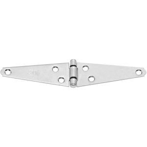 National Hardware 4 in. L Zinc-Plated Heavy Strap Hinge 1 pk