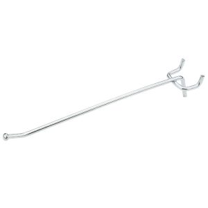 National Hardware Zinc Plated Steel 6 in. Single Hook 3 pk