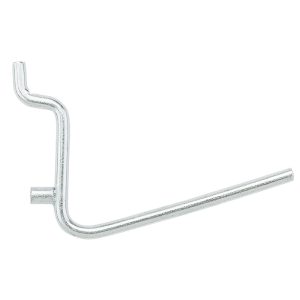 National Hardware Zinc Plated Silver Steel 2-1/2 in. Tool Holder Peg Hooks 5 pc
