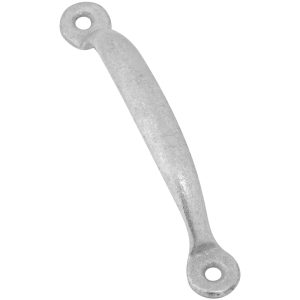 National Hardware 4-3/4 in. L Galvanized Silver Steel Door Pull