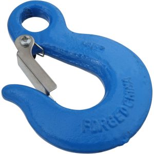 National Hardware Blu-Krome Nickel Plated Forged Steel Eye Slip Hook 3900 lb. cap.