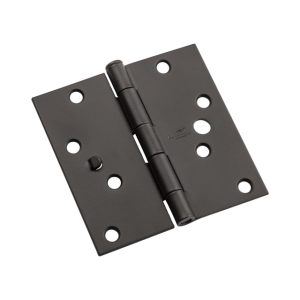 National Hardware 4 in. L Black Door Hinge 3 pk