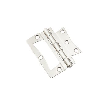 National Hardware 3-1/2 in. L Satin Nickel Door Hinge 2 pk