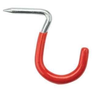 National Hardware 2-5/8 in. L Vinyl Coated Red Steel Storage Hook 20 lb. cap. 3 pk