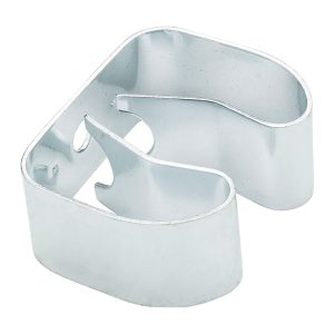 National Hardware 1.5 in. L Zinc-Plated Silver Steel Medium Grip Clamp Organizer 5 lb. cap. 4 pk