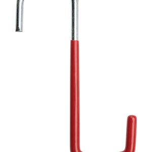 National Hardware 4 in. L Vinyl Coated Red Steel Storage Rafter Hook 40 lb. cap. 2 pk