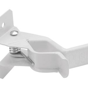 National Hardware White Steel Tool Storage Grip Clamp Organizer 5 lb. cap. 2 pk