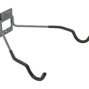National Hardware 12 in. L Powder Coated Gray Steel Flip-Up Bike Hanger Holder 30 lb. cap. 1 pk