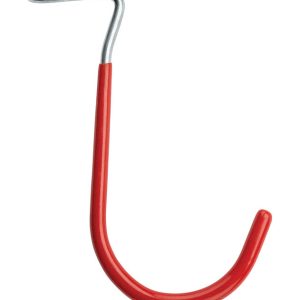 National Hardware 6 in. L Vinyl Coated Red Steel Hook 20 lb. cap. 2 pk