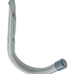 National Hardware 4.75 in. L Powder Coated Gray Steel Handy Hook 30 lb. cap. 2 pk