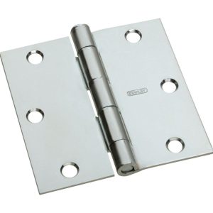 National Hardware 3-1/2 in. L Zinc-Plated Door Hinge 1 pk