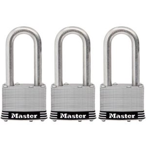 Master Lock 1-3/4 in. W Laminated Steel 4-Pin Cylinder Padlock Keyed Alike