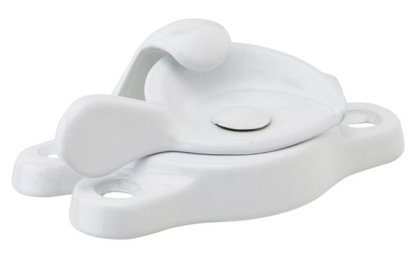 Ives White Aluminum Window Lock 1 pk
