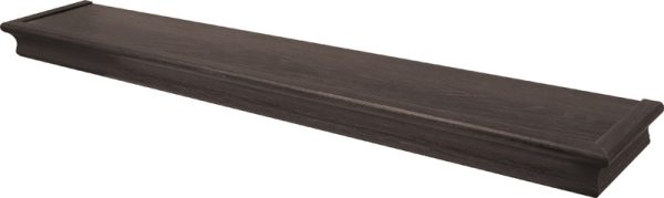 High & Mighty 2 in. H X 36 in. W X 6 in. D Espresso Wood Floating Shelf