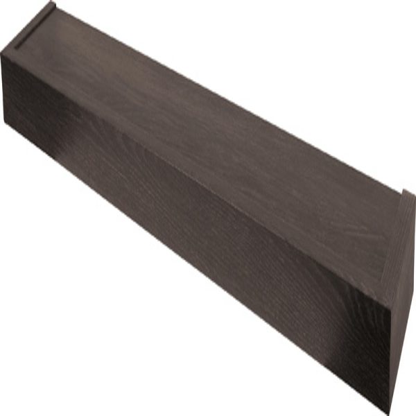 High & Mighty 2 in. H X 36 in. W X 6 in. D Espresso Wood Floating Shelf