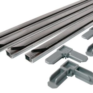 Prime-Line Mill Aluminum 5/16 in. W X 3/4 in. L Screen Frame Kit 1 pk