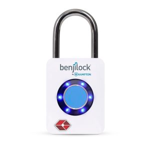 BenjiLock By Hampton 1.7 in. H X .75 in. W Die-Cast Zinc Resettable Combination Luggage Lock