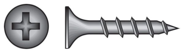 Stallion No. 6 X 2 in. L Phillips Drywall Screws 25 lb
