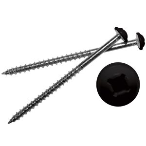 Stallion No. 8 X 3 in. L Square Black Interior Trim Screws 1 lb