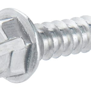 Stallion No. 8 X 1-1/2 in. L Slotted Hex Head Washer Roofing Screws 1 lb