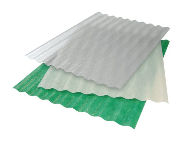 Sequentia 144 in. H X 26 in. W 550 Clear Fiberglass Panel
