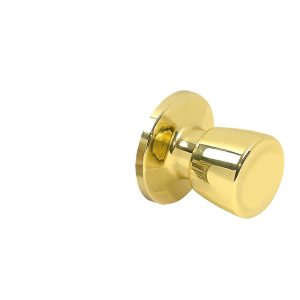 Tell Alton Knob Bright Brass Dummy Knob Right or Left Handed