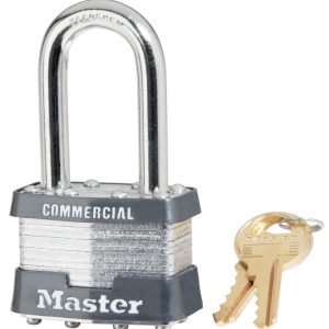 Master Lock 1-5/16 in. H X 1 in. W X 1-3/4 in. L Steel 4-Pin Cylinder Padlock Keyed Alike