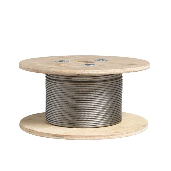 Deckorators 1/8 in. W X 100 ft. L Stainless Steel Cable