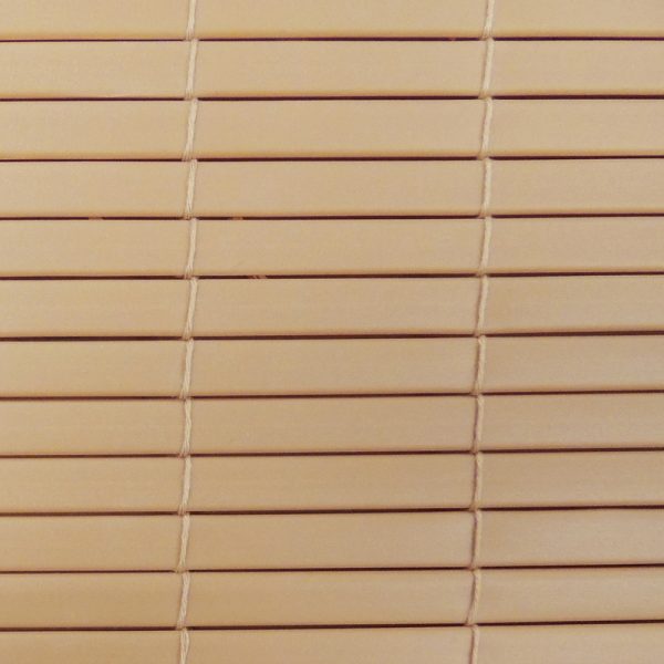 Radiance Vinyl Rollup Shade 96 in. W X 72 in. H Bamboo Cordless