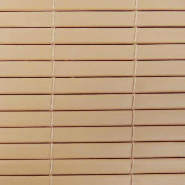 Radiance Vinyl Rollup Shade 72 in. W X 72 in. H Bamboo Cordless