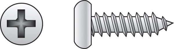 Hillman No. 6 X 5/8 in. L Phillips Pan Head Sheet Metal Screws 100 pk
