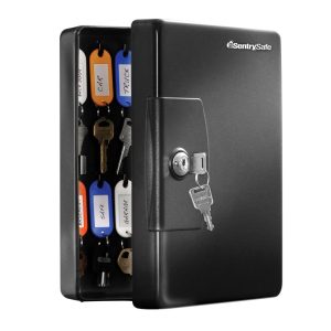 Sentry Safe Black Steel Key Cabinet