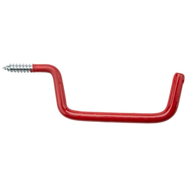 National Hardware Medium Red Steel/Vinyl 6 in. L Ladder Hook 2 pk