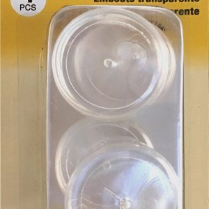 Shepherd Hardware Thermoplastic Ethylene Leg Tip Clear Round 1 in. W 1 pk