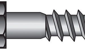 Hillman 5/16 in. X 2-1/2 in. L Hex Stainless Steel Lag Screw 25 pk