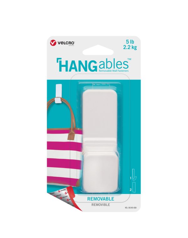 Velcro Hangables Large Plastic Removable Fasteners 1 pk