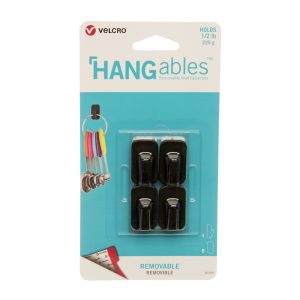 Velcro Hangables Micro Plastic Removable Fasteners 4 pk