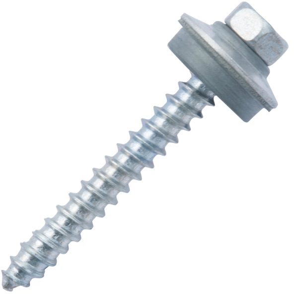 Palram Woodtite No. 16 X 2 in. L Hex Galvanized Wood Screws 50 pk