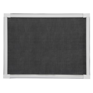 M-D White Aluminum Adjustable Screen 15 in. W X 37 in. L