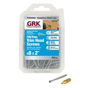 GRK Fasteners No. 8 X 2 in. L Star Trim Head Construction Screws 100 pk