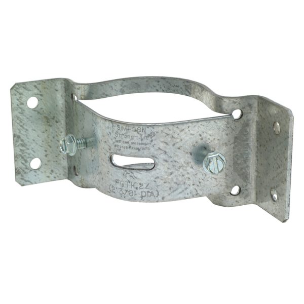Simpson Strong-Tie 2.5 in. H X 4.75 in. W 12 Ga. Galvanized Steel Pipe Grip Tie