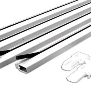 Prime-Line White Aluminum 5/16 in. W X 3/4 in. L Screen Frame Kit 1 pk