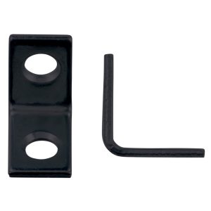 Hampton 3/4 in. H X 3/4 in. W X 3/4 in. D Black Steel Inside L Corner Brace