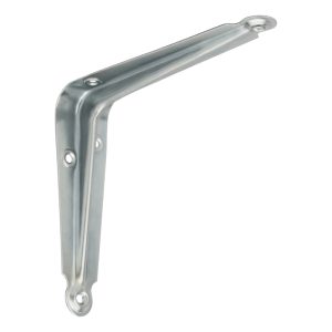 National Hardware Silver Steel Shelf Bracket 6 in. L 25 lb