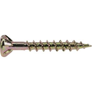 Hillman Power Pro No. 6 X 1 in. L Star Wood Screws 100 pk