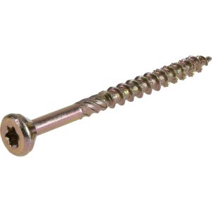 Hillman Power Pro No. 8 X 2 in. L Star Wood Screws 50 pk