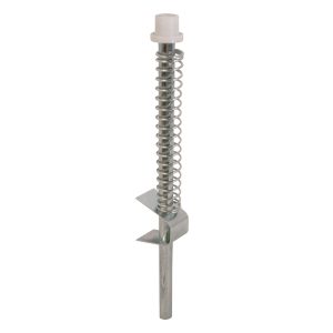 Prime-Line Zinc-Plated Silver Steel Bi-Fold Door Guide Rod 1 pk