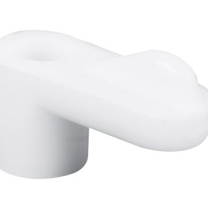 Prime-Line Bright White Plastic Screen Clip For 3/8 inch 12 pk