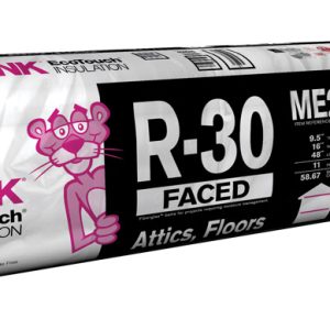 Owens Corning Eco Touch 16 in. W X 48 in. L 30 Kraft Faced Fiberglass Insulation Batt 58.67 sq ft